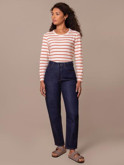 Celtic & Co. Barrel Leg Jeans, Rinse Wash, Rinse Wash