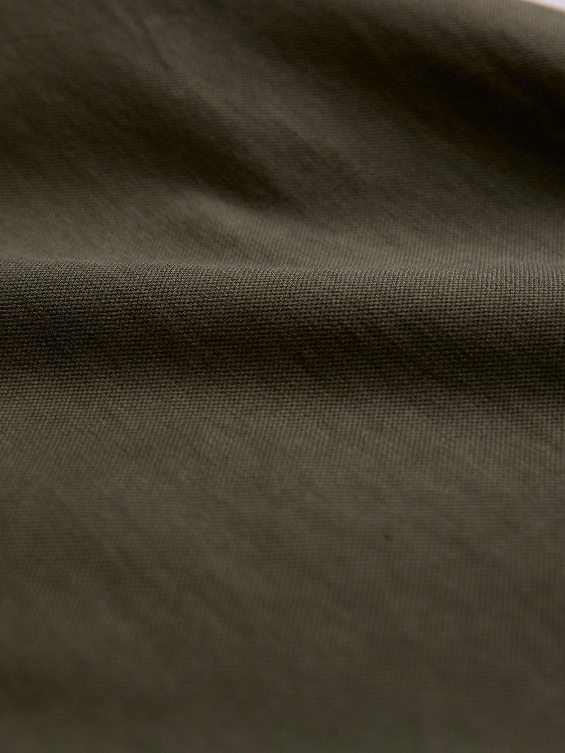 Product image 3 of 5, which shows Celtic & Co. Pleat Front Wide Leg Trousers, Khaki, 8