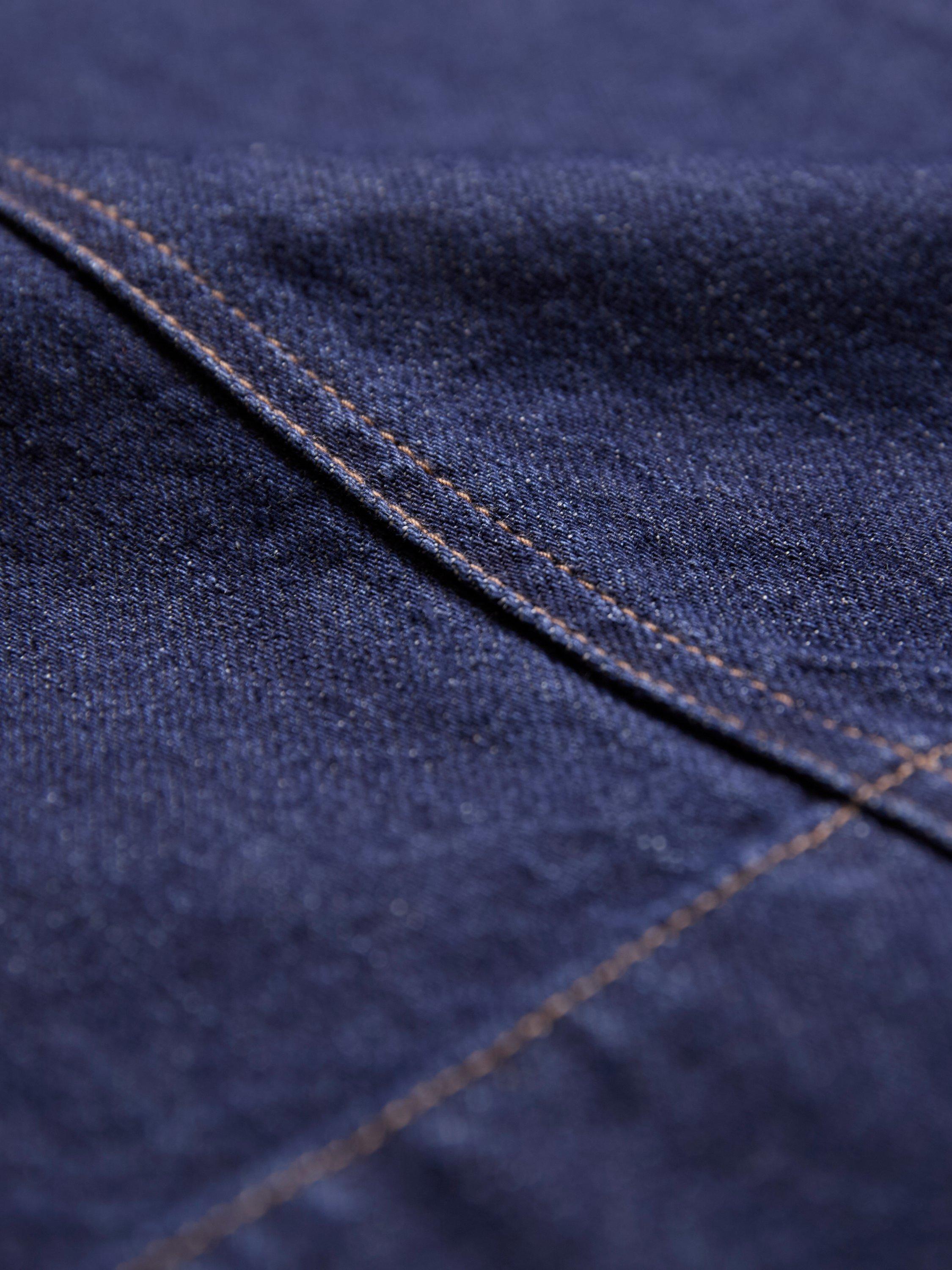 Product image 5 of 7, which shows Celtic & Co. A-Line Denim Midi Skirt, Blue Rinse, 8