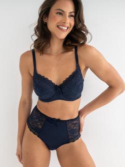 Pour Moi Rebel Deep Partially Lined Knickers, Midnight