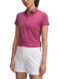 Under Armour Women's Playoff Short Sleeve Golf Polo Shirt, Red