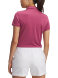 Under Armour Women's Playoff Short Sleeve Golf Polo Shirt, Red