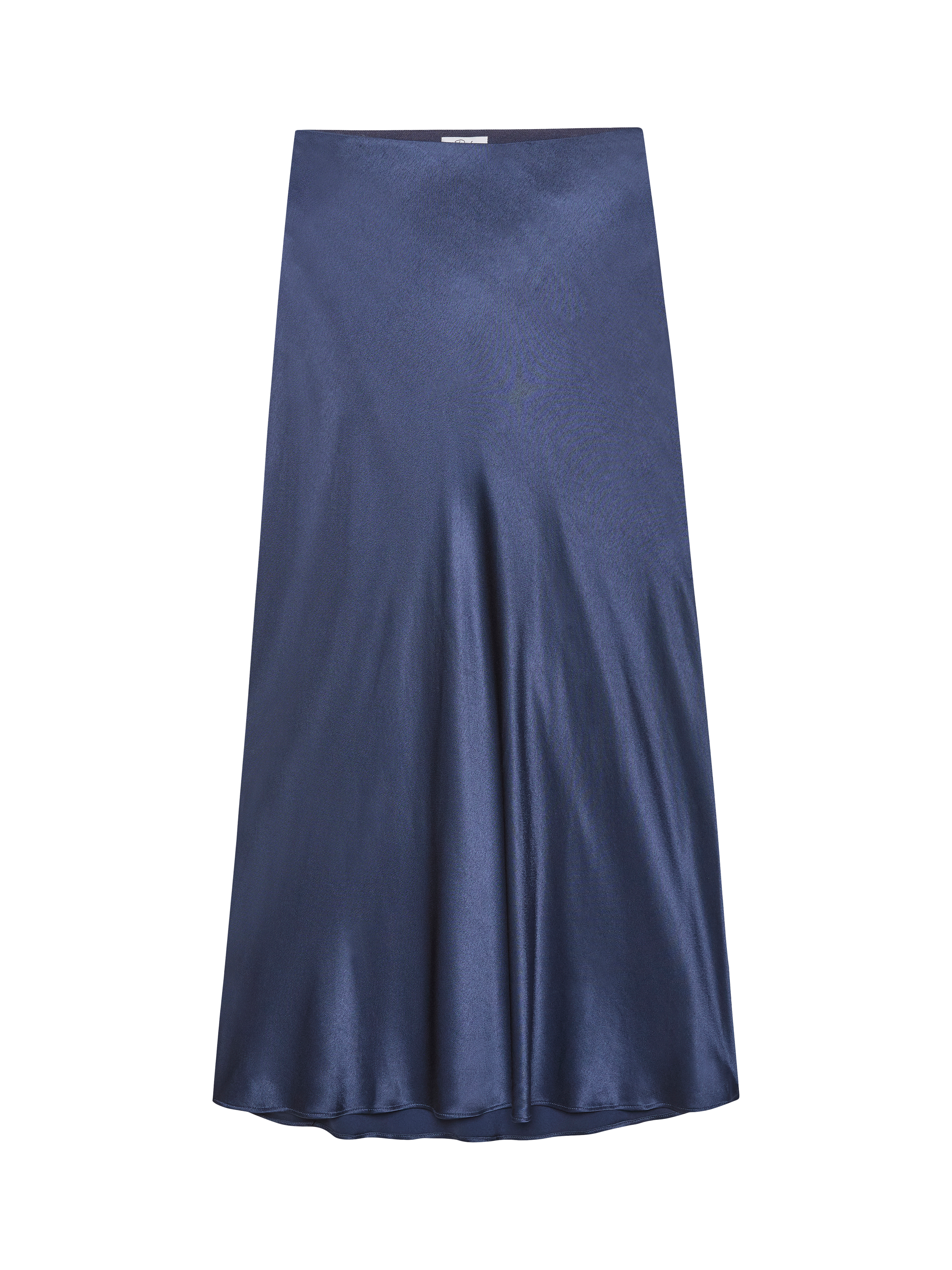 Product image 4 of 8, which shows Rails Anya Satin Midi Skirt, Navy, XS