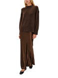 Rails Romina Satin Crepe Skirt, Espresso