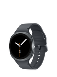 Samsung Galaxy Watch8, Bluetooth, Galaxy AI, Aluminium with Silicone Strap, Graphite