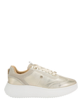 KG Kurt Geiger Lemon Metallic Lace Up Trainers