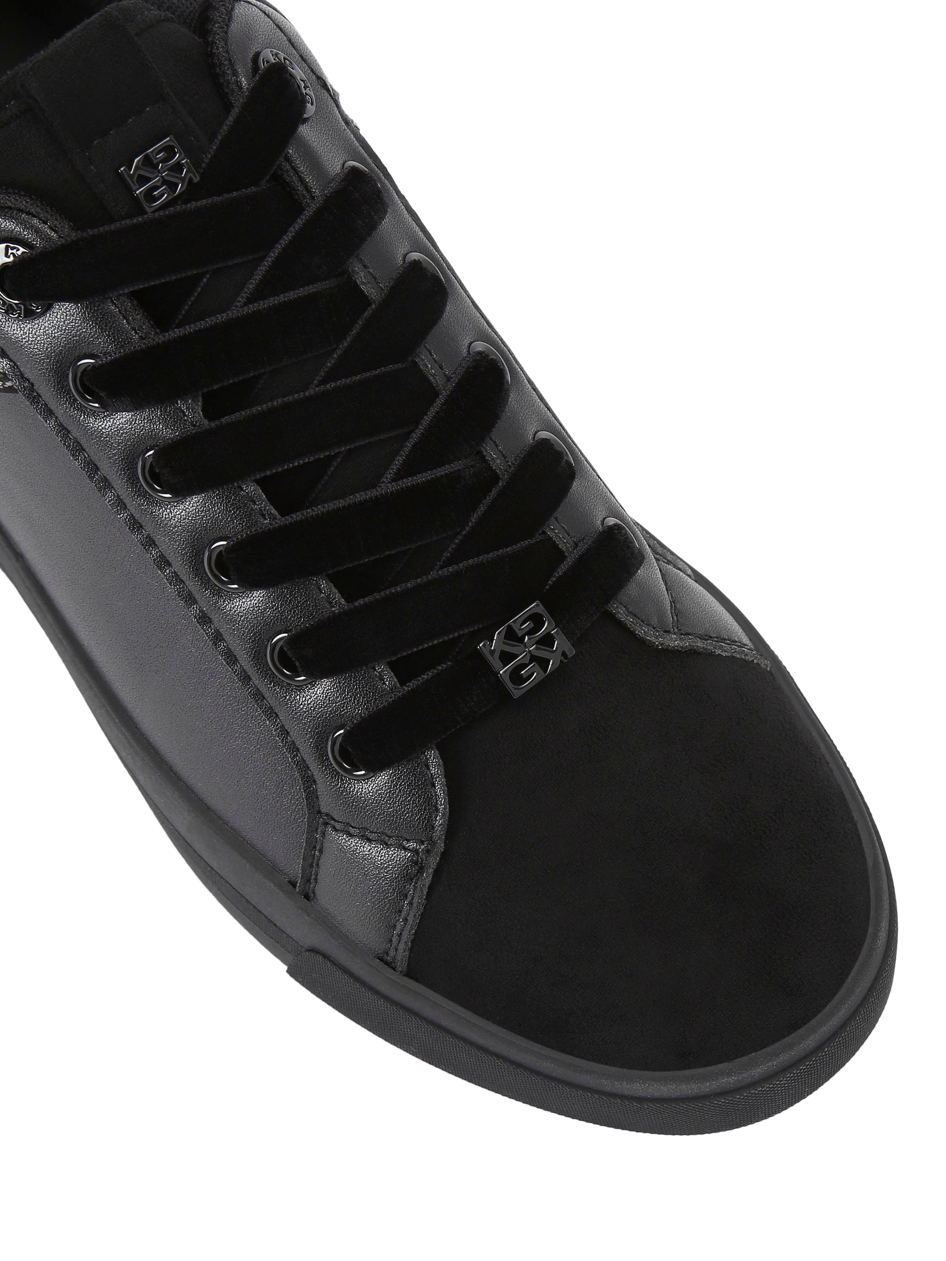 Product image 5 of 5, which shows KG Kurt Geiger Lillian 2 Lace Up Trainers, Black, 3