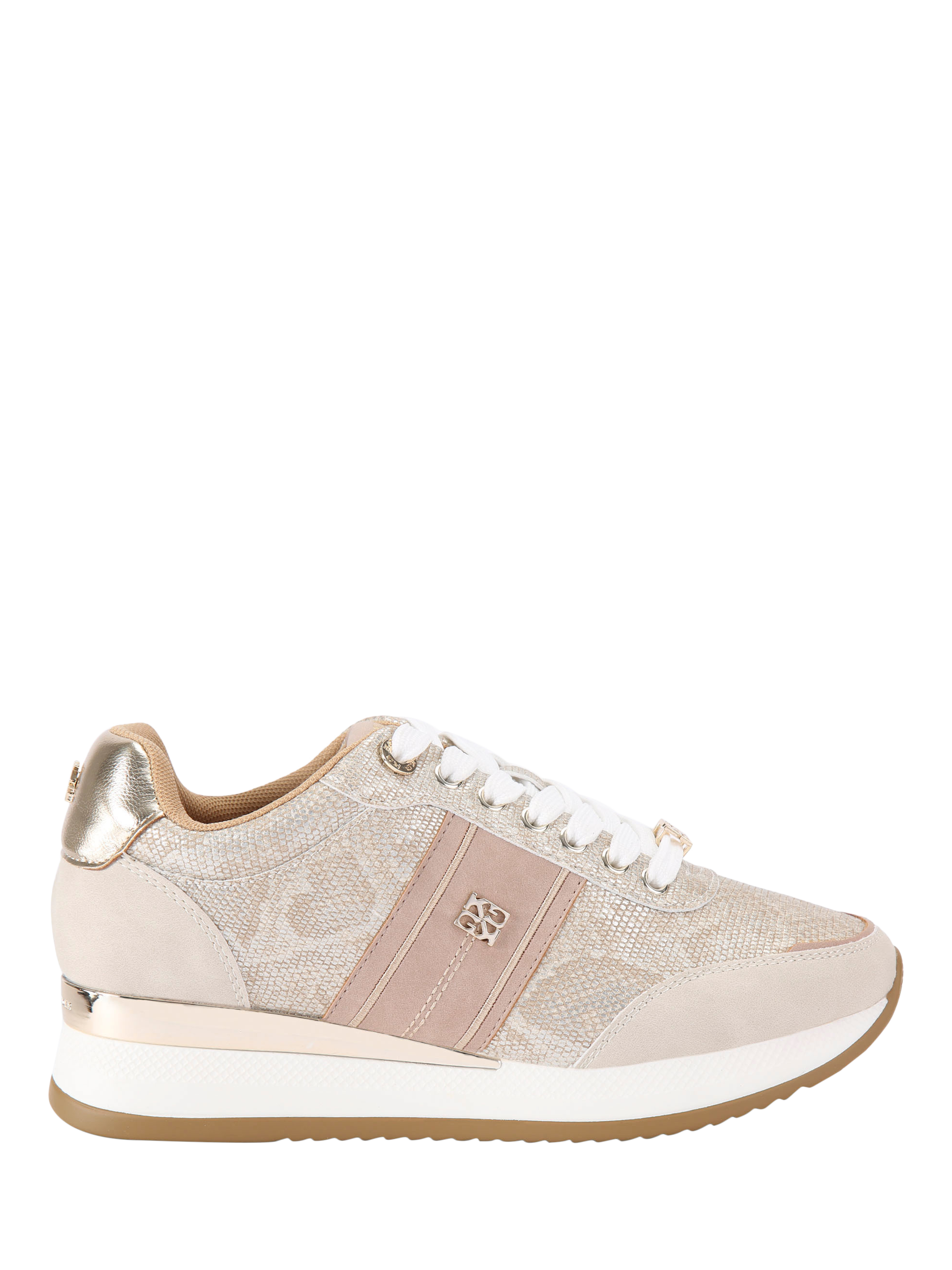 Product image 1 of 5, which shows KG Kurt Geiger Lina Lace Up Trainers, Multi, 3