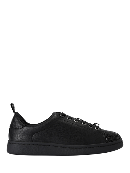 KG Kurt Geiger Liza Gem Lace Up Trainers, Black, Black
