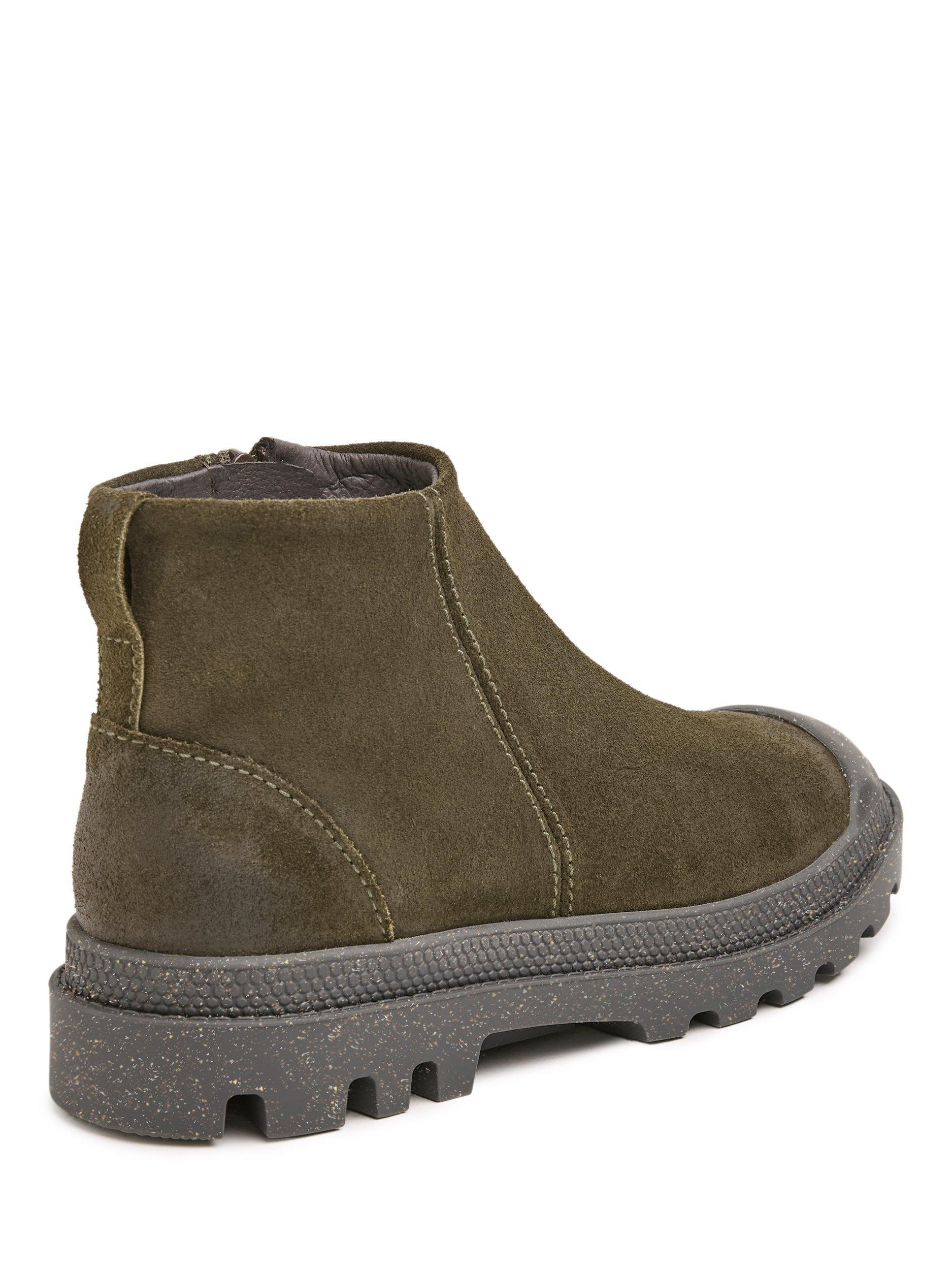 Product image 4 of 7, which shows Celtic & Co. Suede Toe Cap Ankle Boots, Khaki, EU36