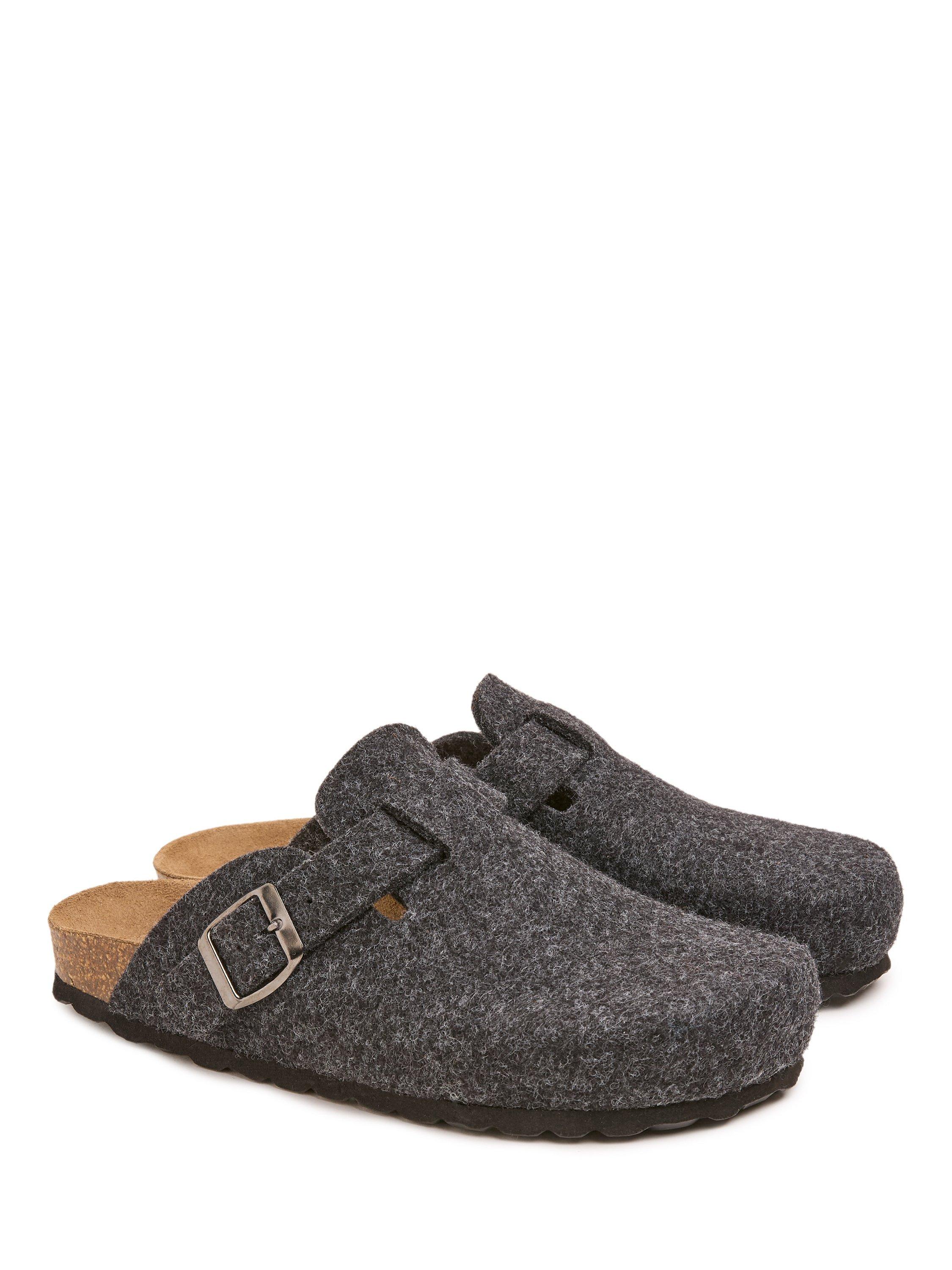 Product image 4 of 7, which shows Celtic & Co. Felt Clogs, Charcoal, EU36
