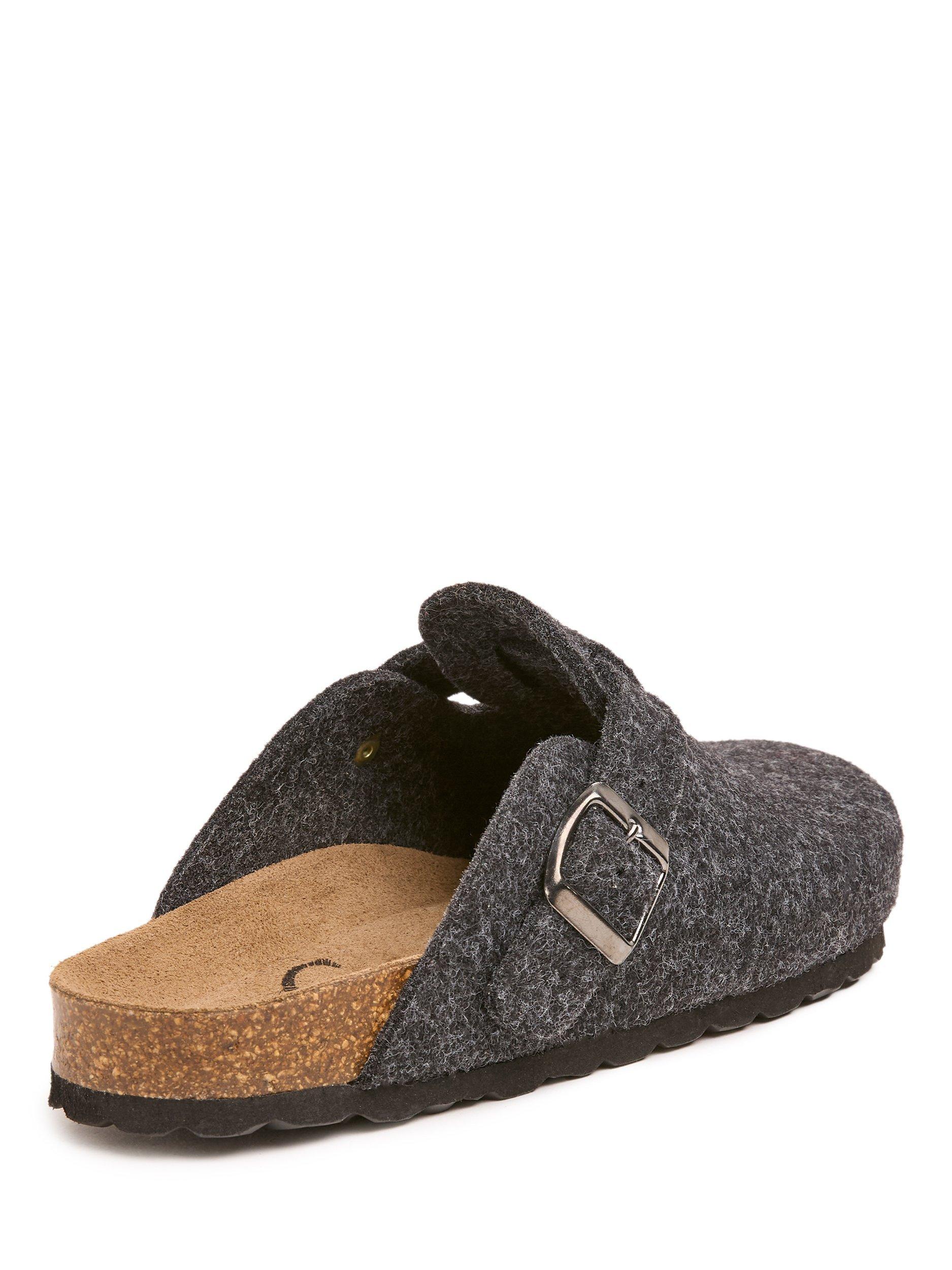 Product image 5 of 7, which shows Celtic & Co. Felt Clogs, Charcoal, EU36