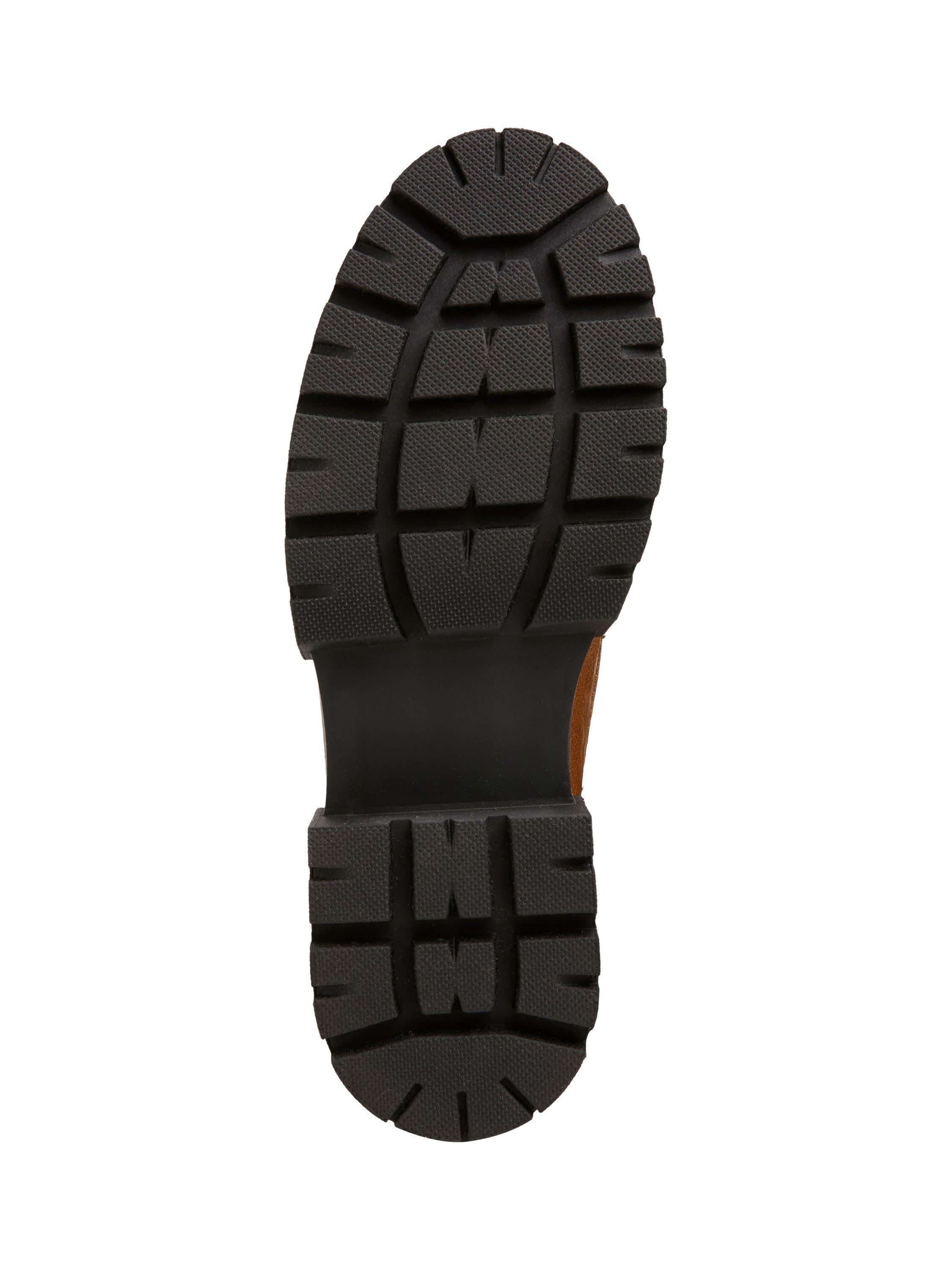 Product image 6 of 6, which shows Celtic & Co. Tassel Suede Loafers, Tan, EU36