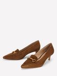 Boden Iris Suede Kitten Heel Loafers