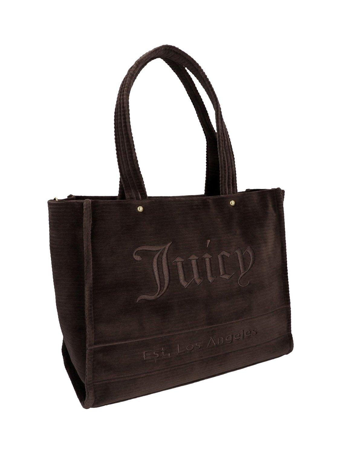 Product image 2 of 4, which shows Juicy Couture Logo Large Shopping Tote Bag, Java