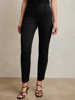 Reiss Petite Norla Taper Trousers, Black