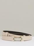 Reiss Metal Hardware Piece Leather Belt