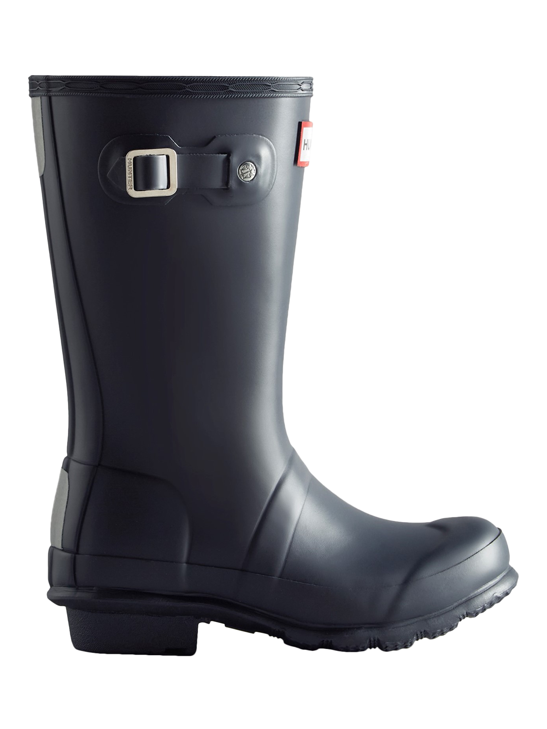 Product image 1 of 4, which shows Hunter Kids' Original Wellington Boots, Navy, 12 Jnr