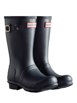 Hunter Junior Originals  Wellington Boots - view 2, Navy