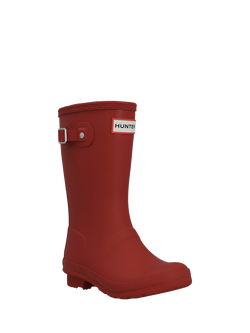 Hunter Junior Originals  Wellington Boots - view 2, Military Red