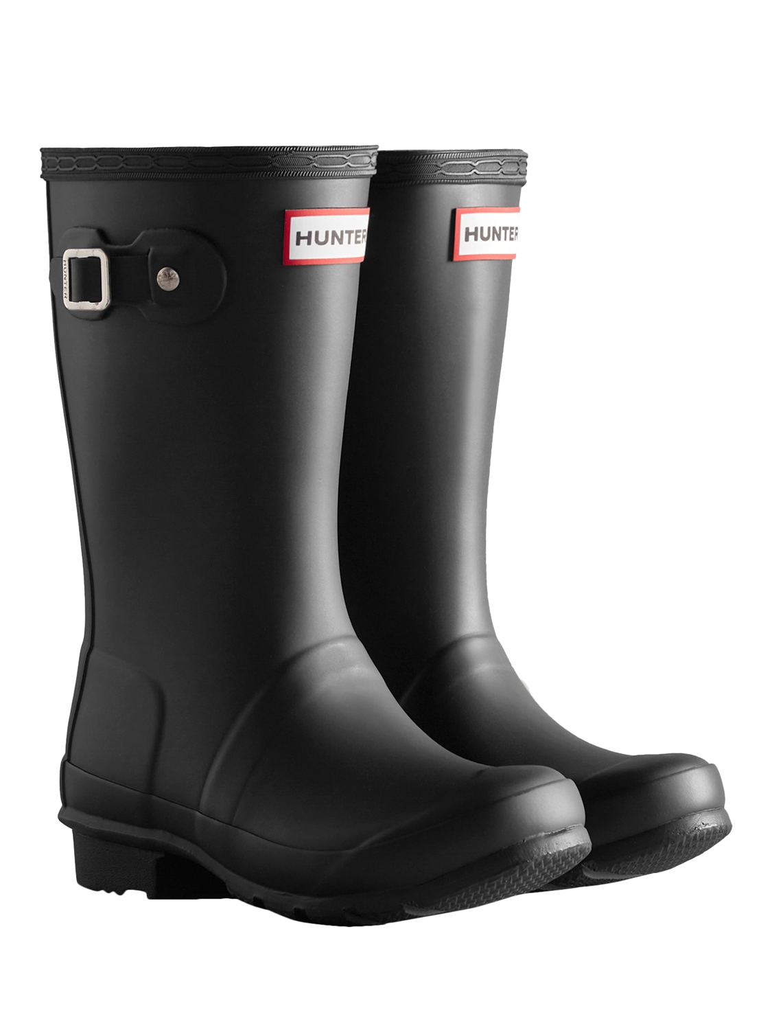 Product image 2 of 4, which shows Hunter Kids' Original Wellington Boots, Black, 12 Jnr