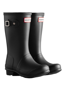 Hunter Kids' Original Wellington Boots - view 2, Black