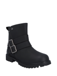 Hunter Ness Leather Waterproof Ankle Boots, Black