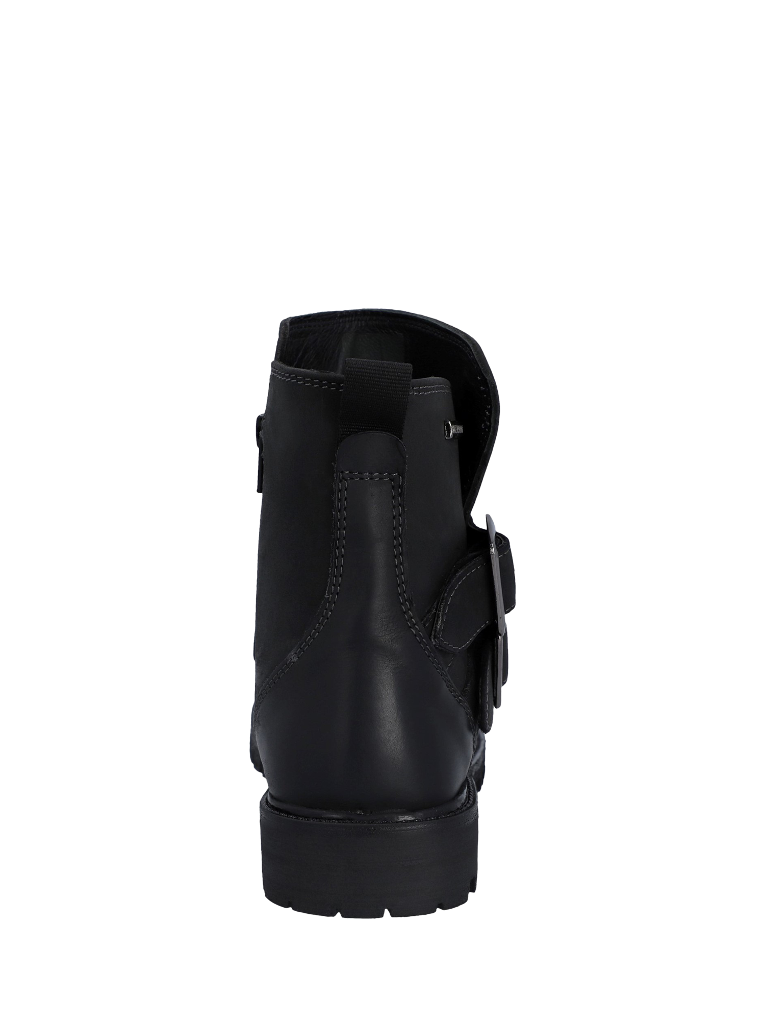 Product image 3 of 5, which shows Hunter Ness Leather Waterproof Ankle Boots, Black, 4