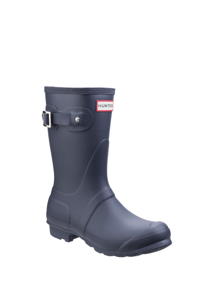 Hunter Original Short Wellington Boots - view 2, Navy