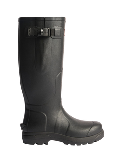 Hunter Balmoral MK II Side Adjustable Wellington Boots, Olive, Black
