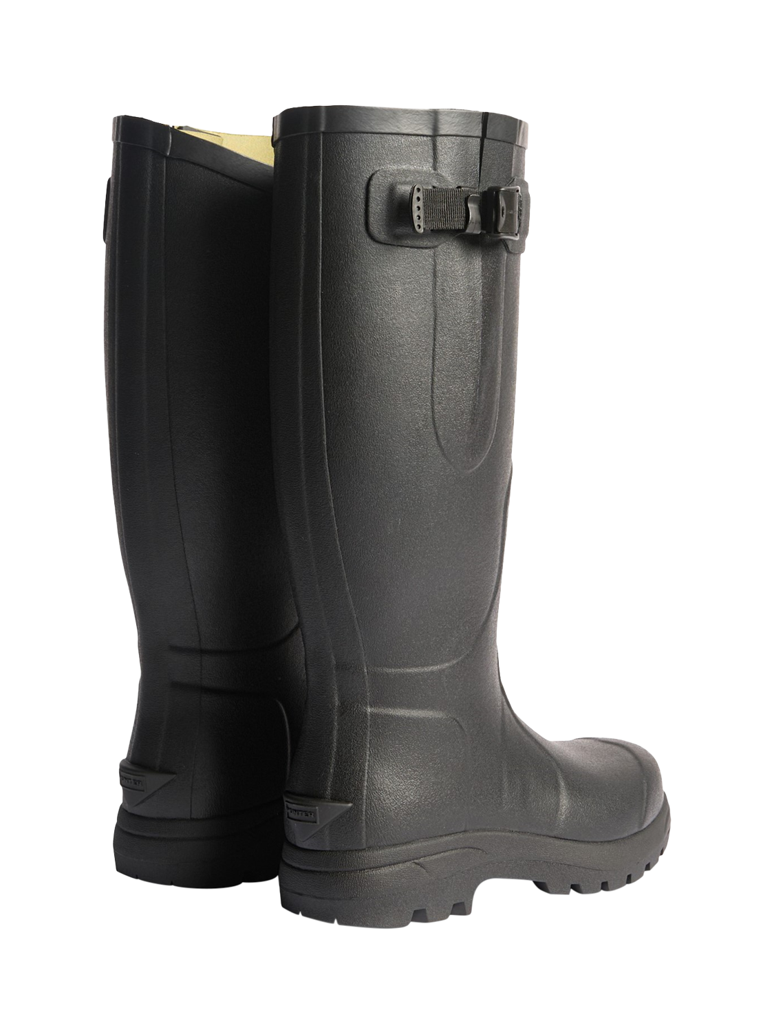 Product image 3 of 4, which shows Hunter Balmoral MK II Men's Side Adjustable Wellington Boots, Black, 8