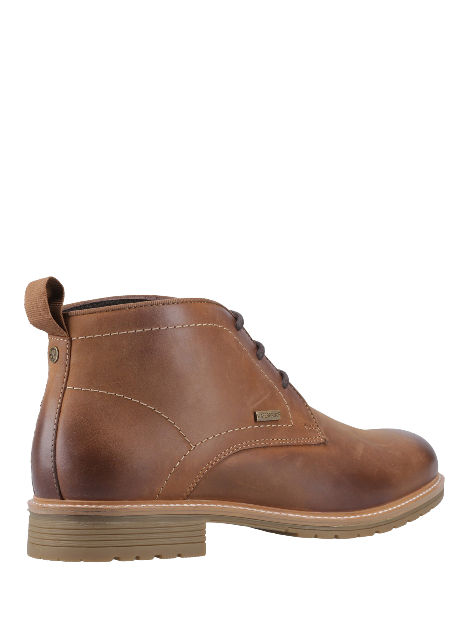 Product image 3 of 3, which shows Hunter Jura Leather Waterproof Desert Boots, Dark Tan, 7