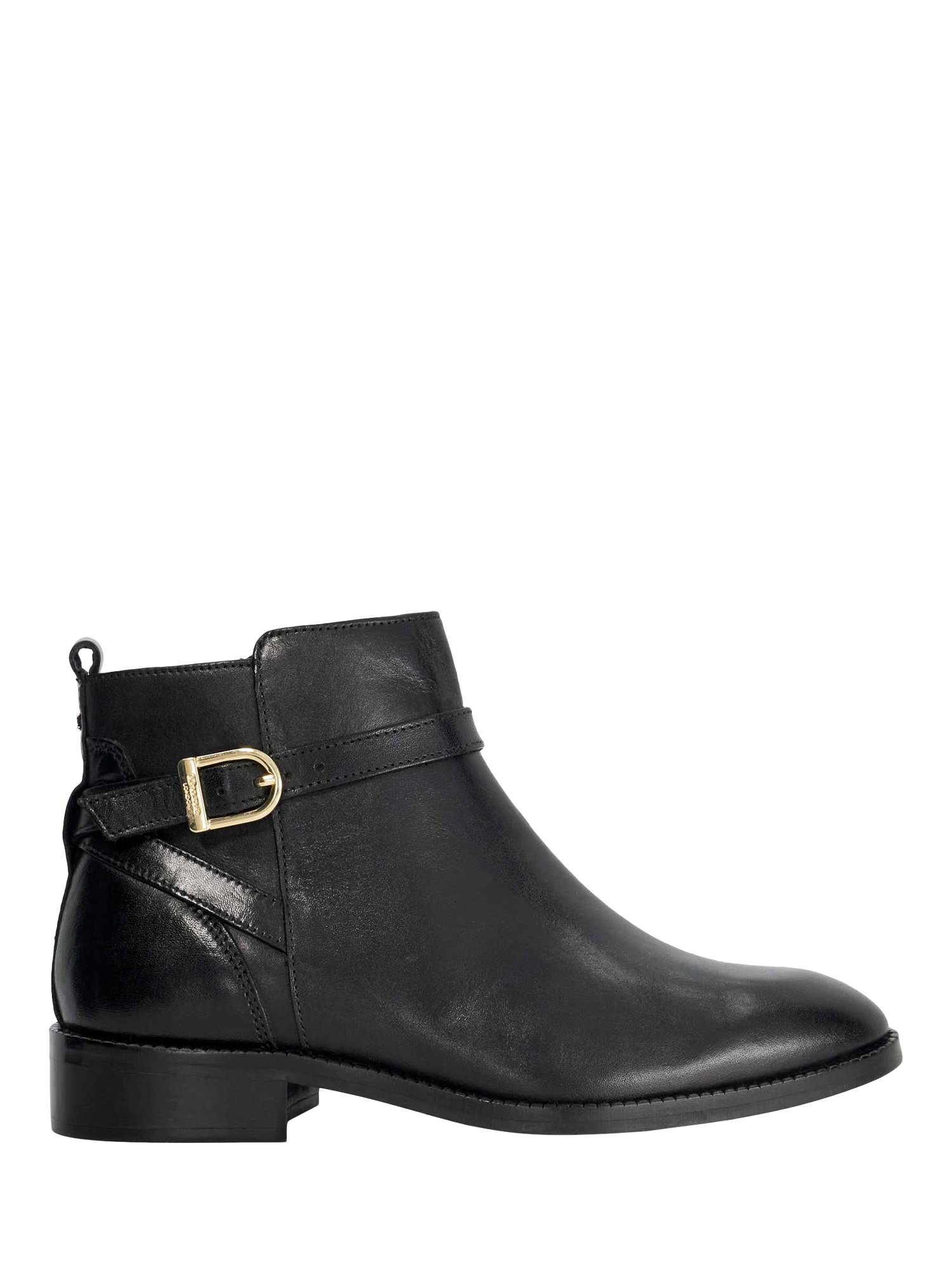 Product image 1 of 5, which shows Dune London Pemma Leather Ankle Boots, Black, EU36