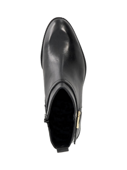 Dune London Pemma Leather Ankle Boots - view 2, Black