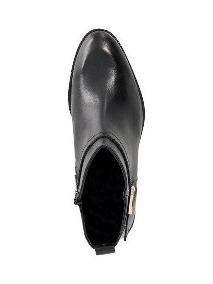 Dune London Pemma Leather Ankle Boots - view 2, Black