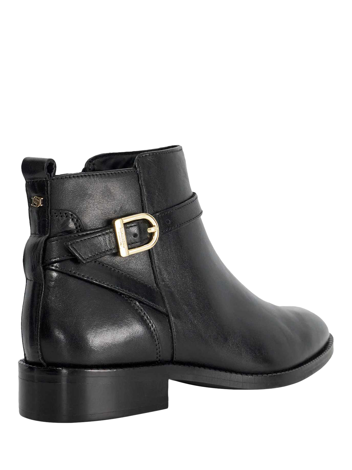 Product image 4 of 5, which shows Dune London Pemma Leather Ankle Boots, Black, EU36