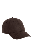 Hackett London Faux Suede Baseball Cap, Khaki