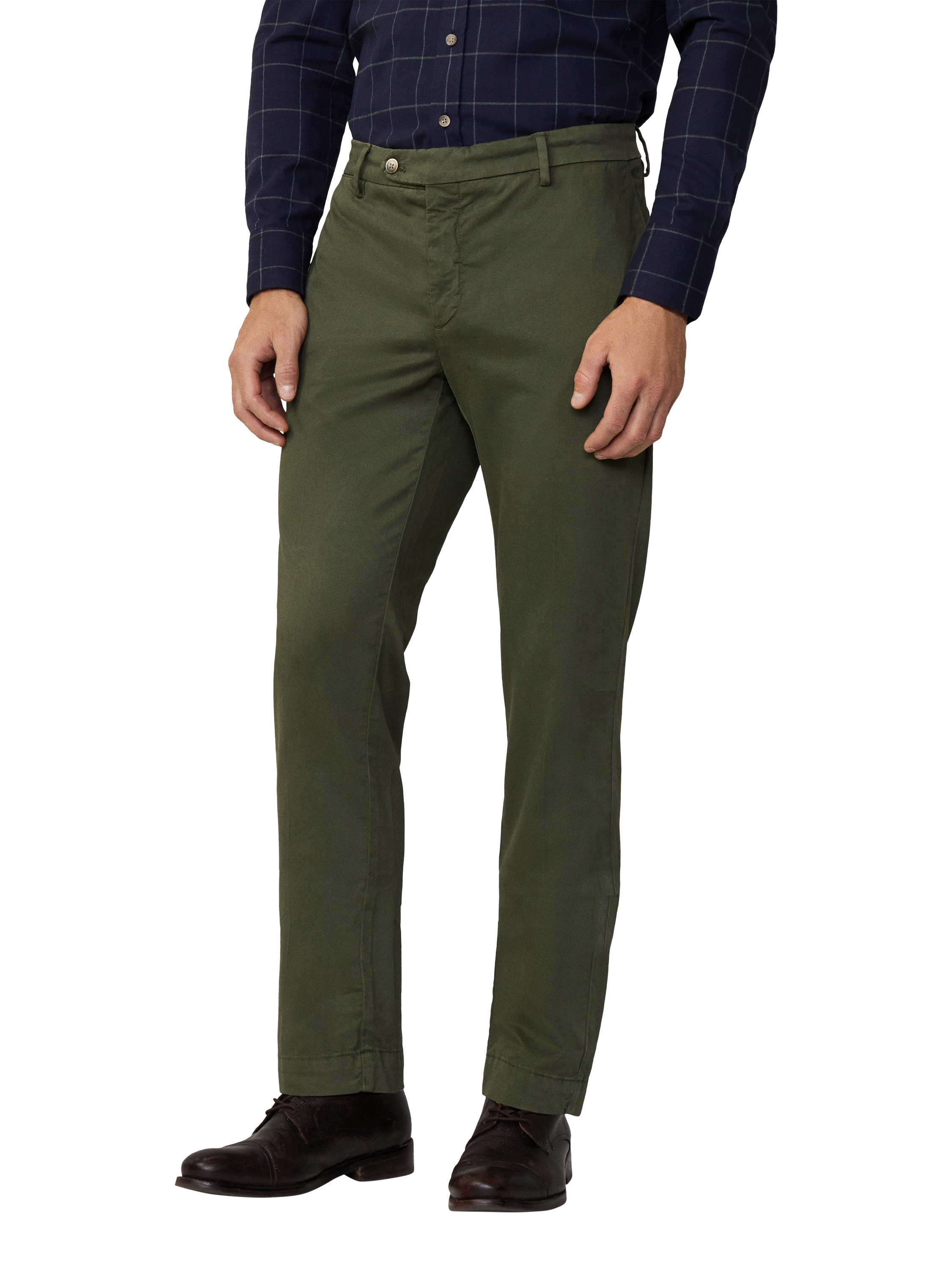 Product image 2 of 7, which shows Hackett London Slim Fit Chinos, Khaki, 30L