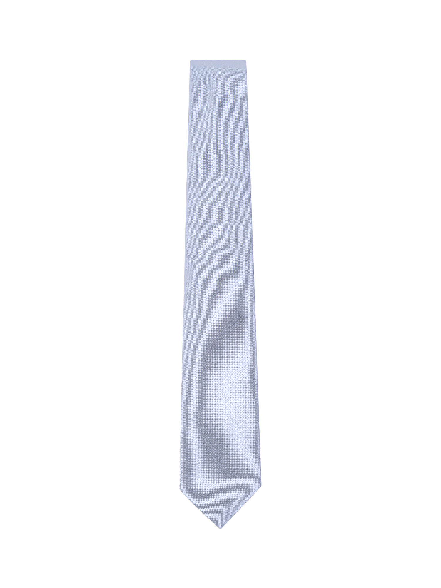 Product image 1 of 3, which shows Hackett London Silk & Cotton Blend Tie, Sky Blue