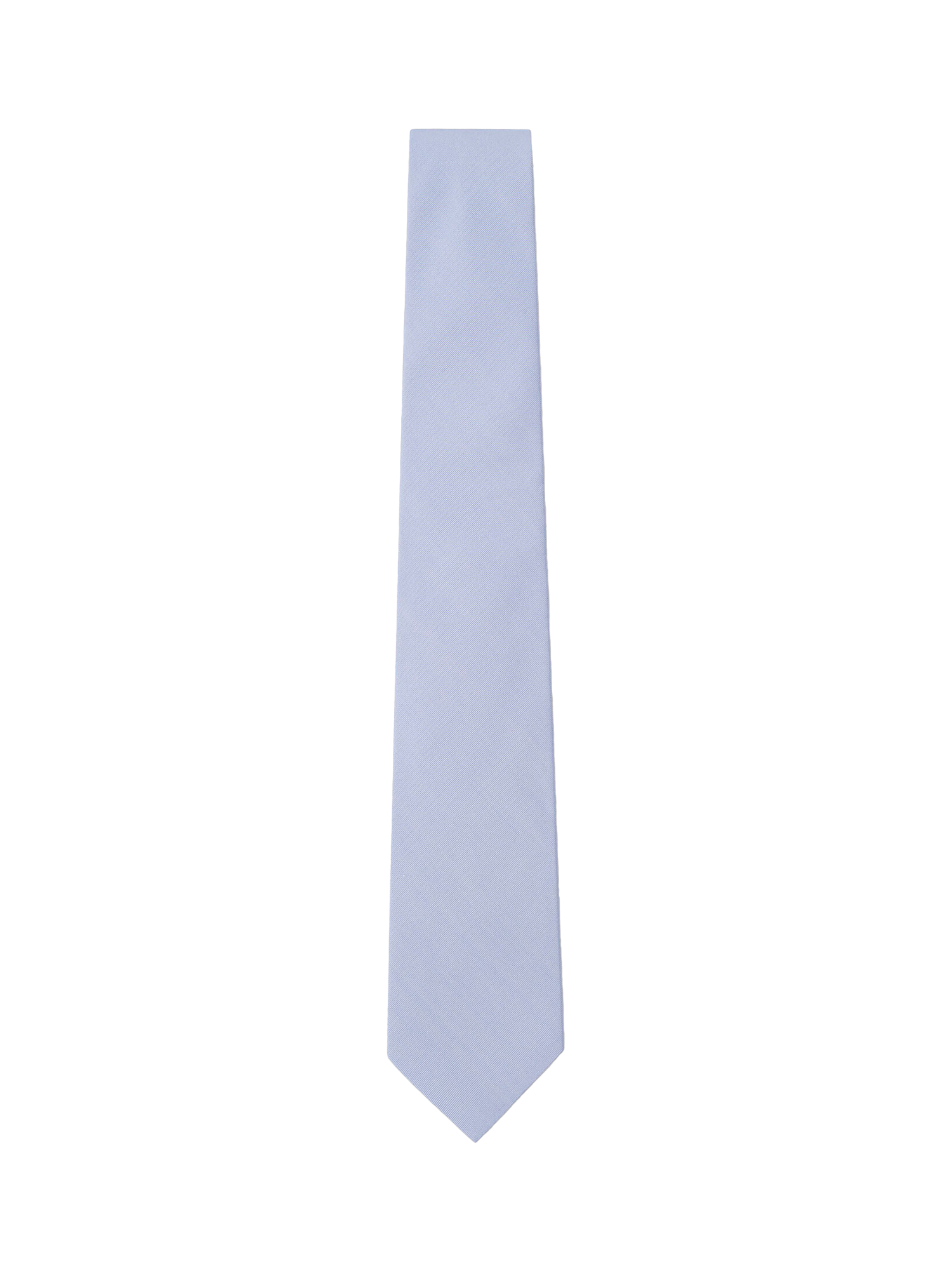 Product image 2 of 3, which shows Hackett London Silk & Cotton Blend Tie, Sky Blue