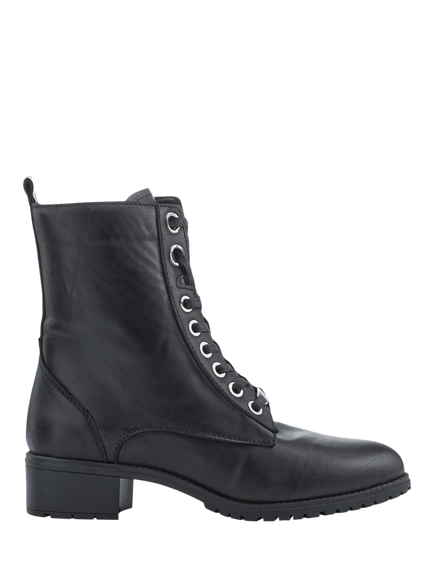 Jones Bootmaker Maura Leather Lace Up Ankle Boots, Black, Black