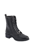 Jones Bootmaker Maura Leather Lace Up Ankle Boots, Black