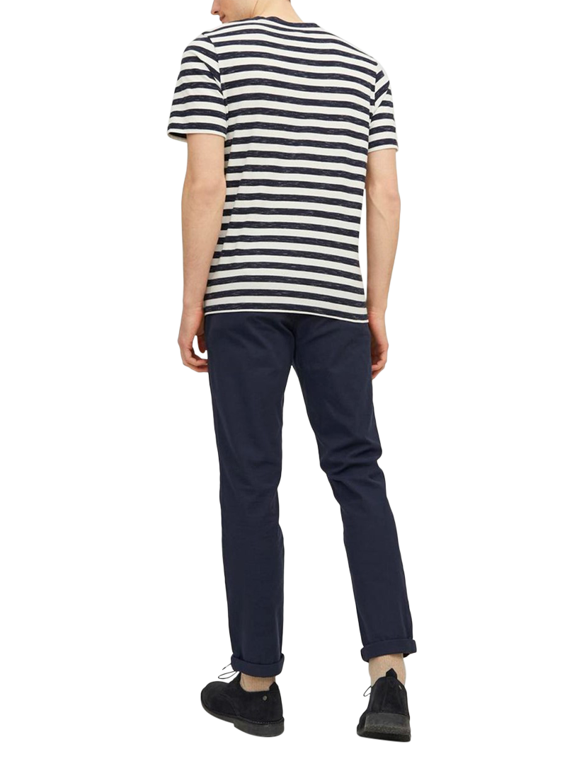 Product image 2 of 4, which shows Jack & Jones Marco Cotton Blend Chinos, Navy Blazer, W30/L30