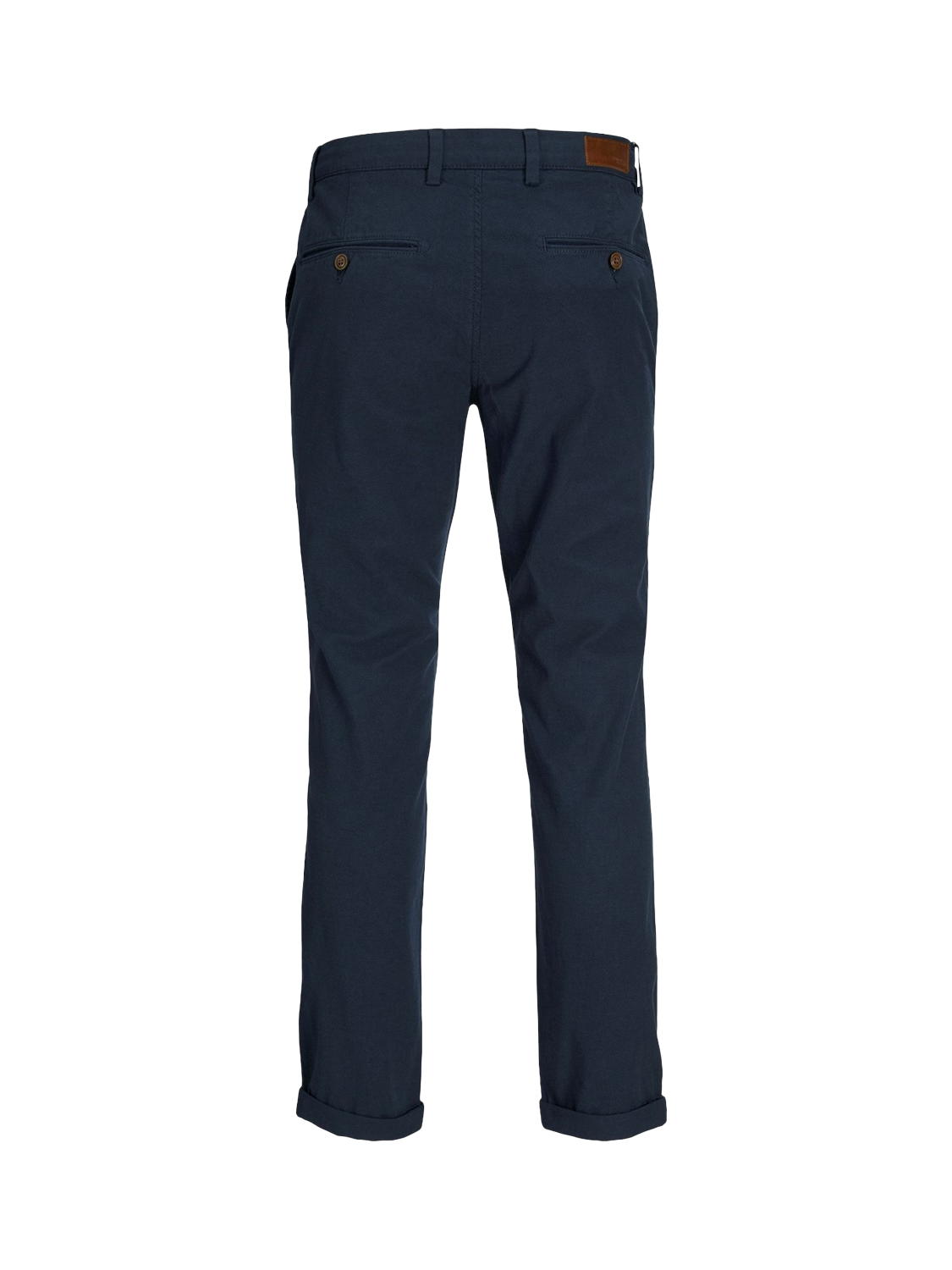 Product image 4 of 4, which shows Jack & Jones Marco Cotton Blend Chinos, Navy Blazer, W30/L30