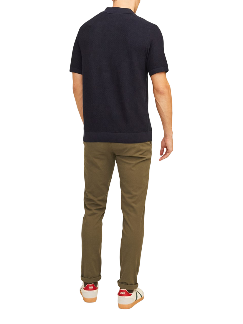 Product image 2 of 4, which shows Jack & Jones Marco Cotton Blend Chinos, Olive Night, W30/L30