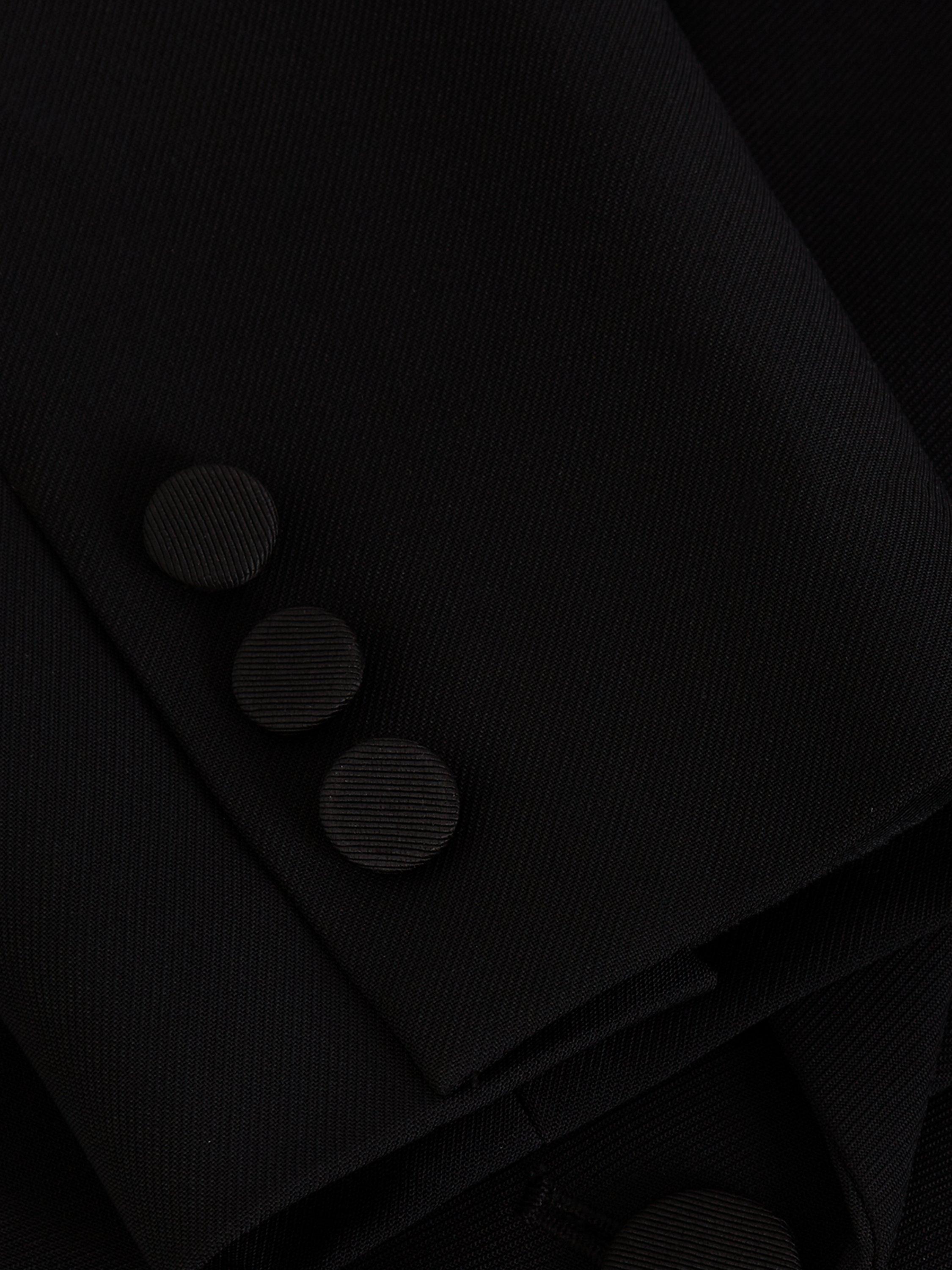 Product image 6 of 9, which shows Phase Eight Stasia Tuxedo Jacket, Black, 6