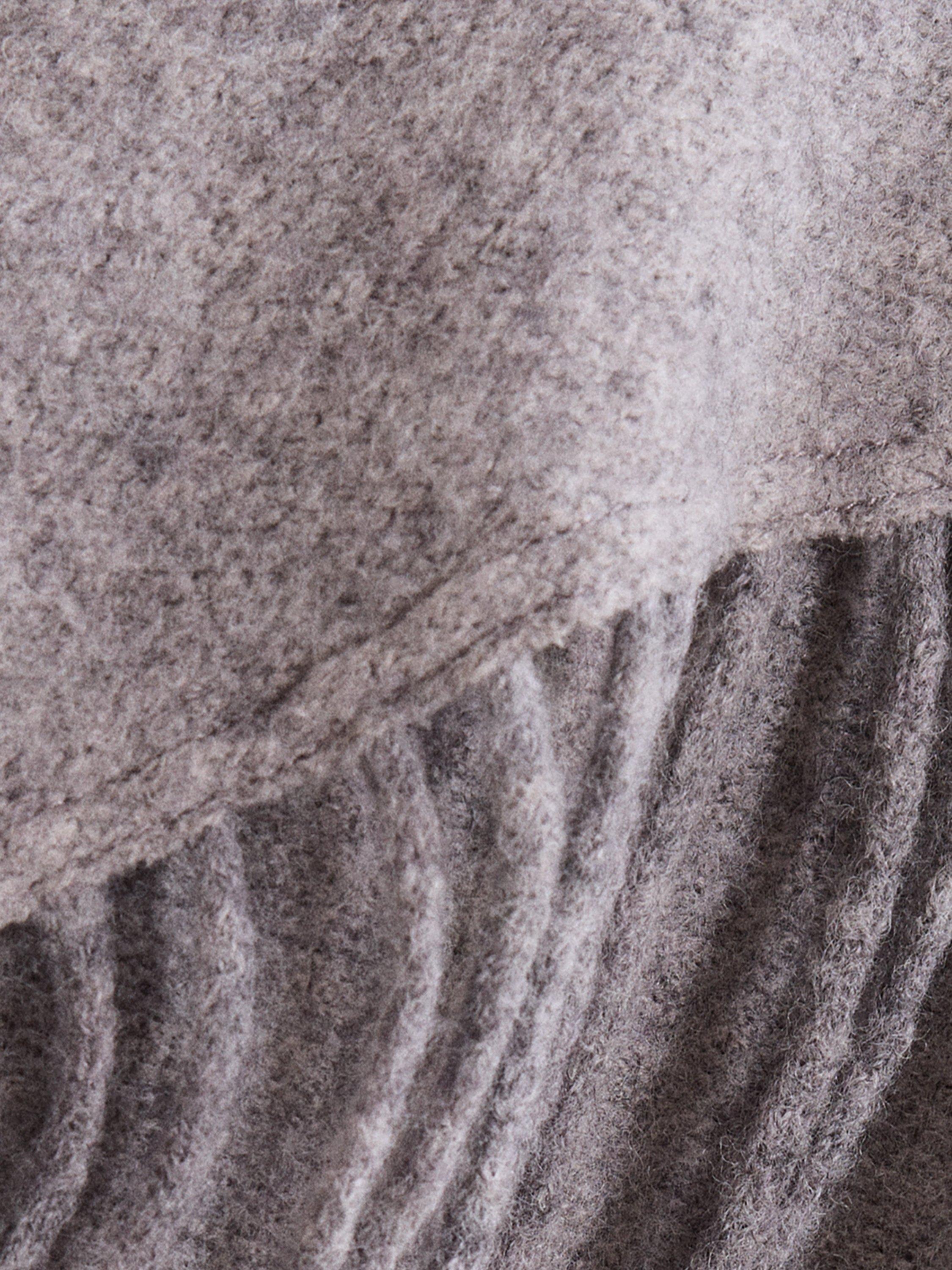 Product image 6 of 8, which shows Phase Eight Lisa Tassel Wool Blend Coat, Grey, XS