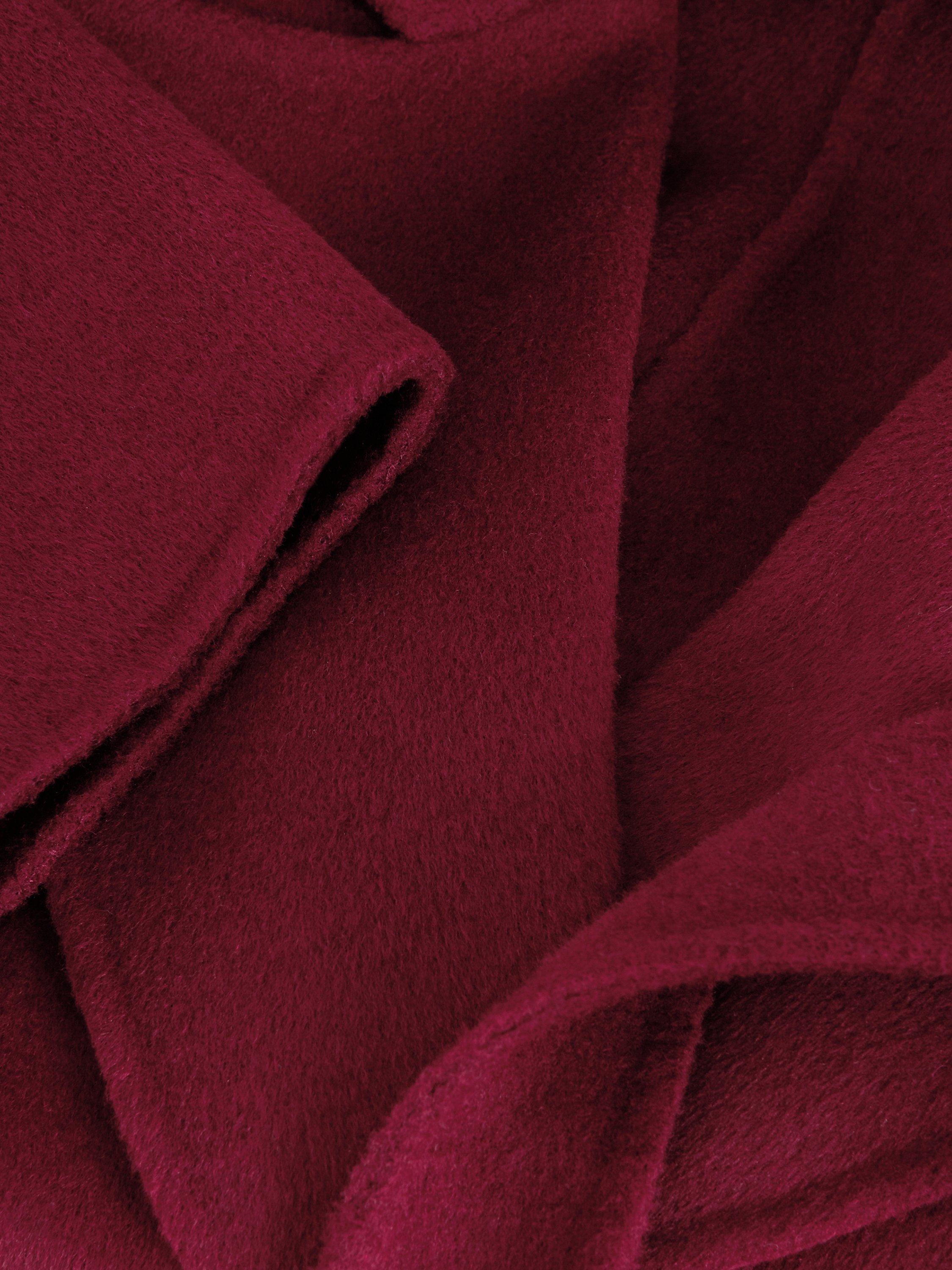Product image 6 of 10, which shows Phase Eight Petite Darcy Wool Blend Coat, Dark Red, L