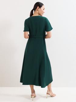 Phase Eight Julissa Wrap Midi Dress - view 2, Green