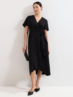 Phase Eight Julissa Wrap Midi Dress, Black